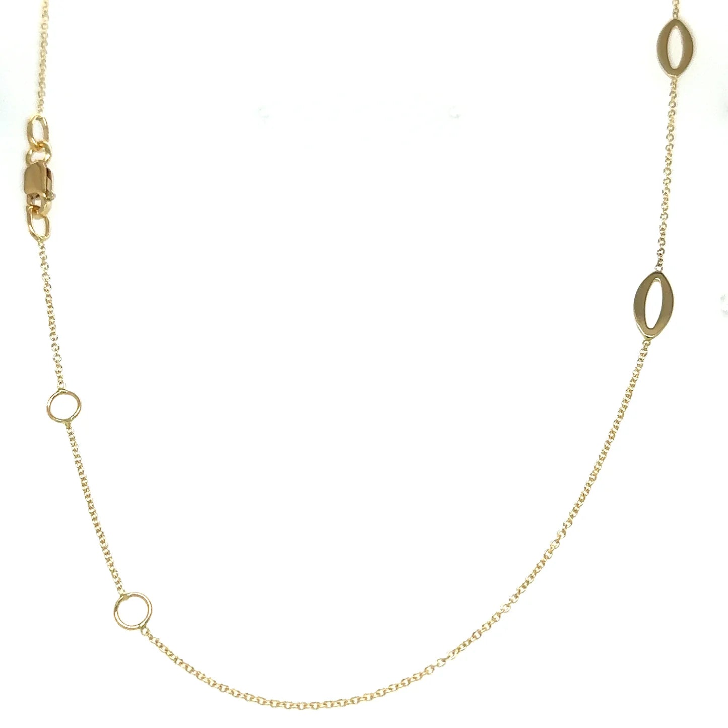 Open Marquise Necklace