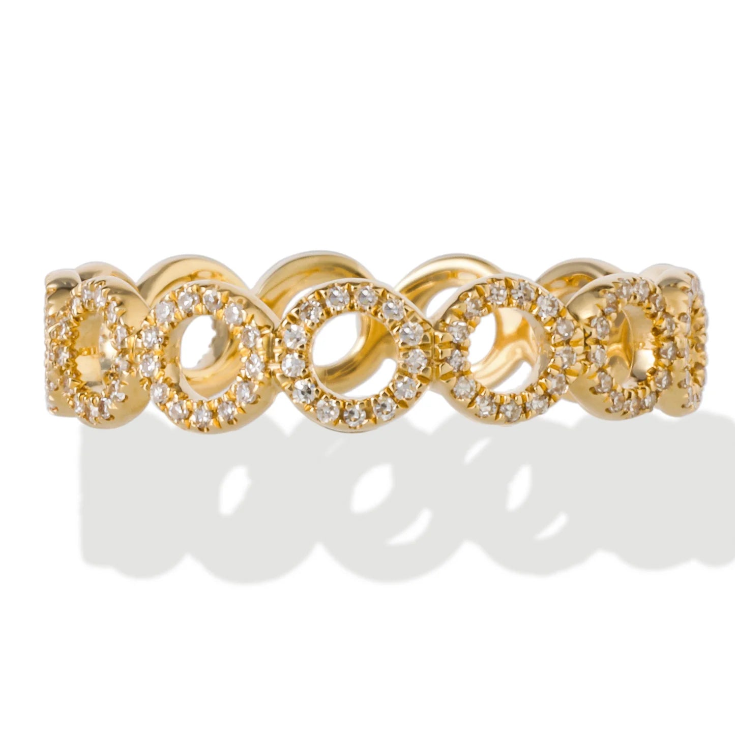 Diamond Open Round Ring 14kt Gold