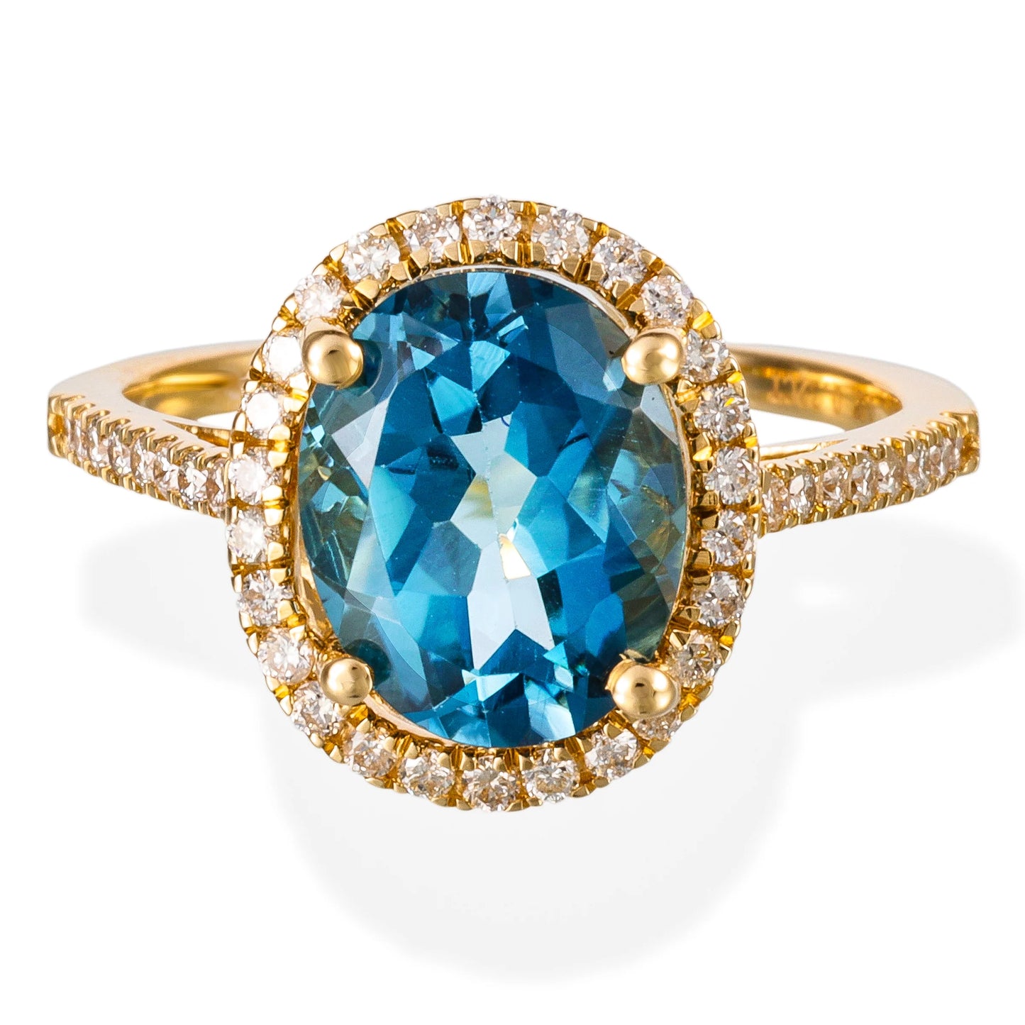 Diamond / Stone Oval Shape Ring