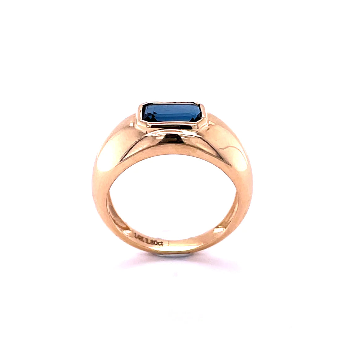 14kt Gold London Blue Topaz Ring