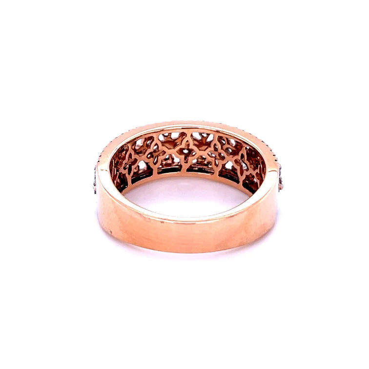 14kt Rose Gold With Diamond Ring