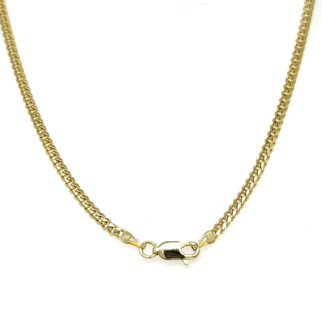 14kt Yellow Gold Cuban Necklace 18"