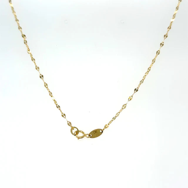 14kt Yellow Gold Mirror Chain 20"
