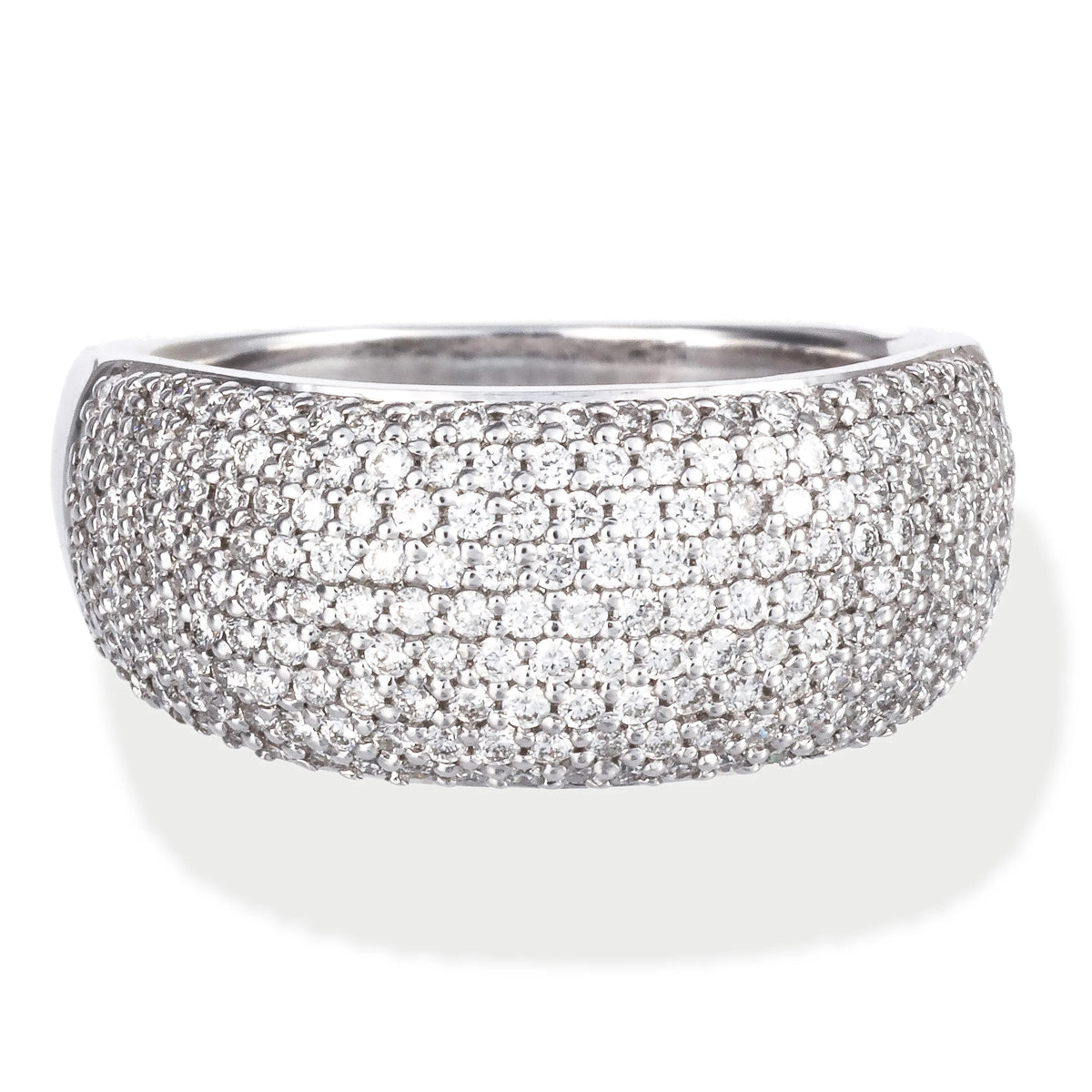 Pave Diamond Ring Band