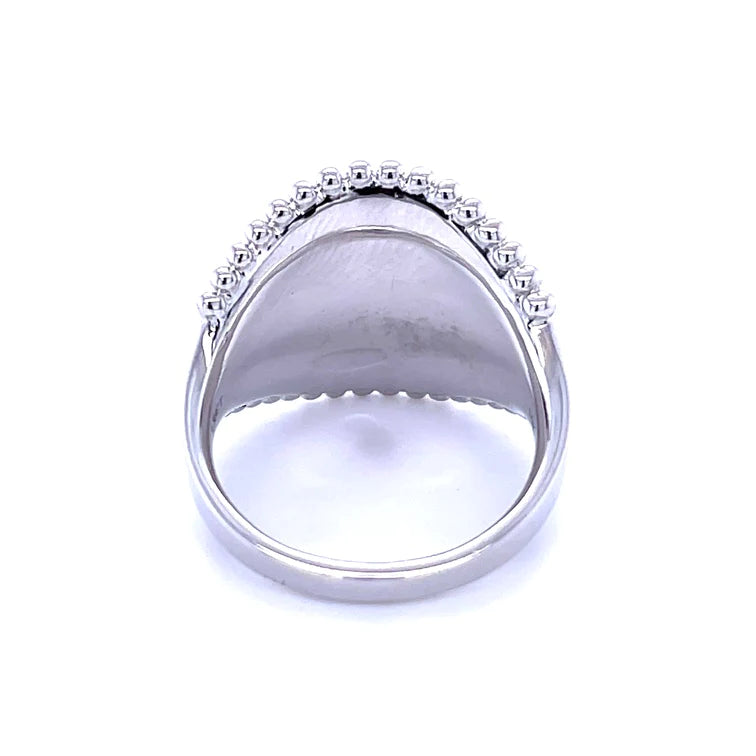 14kt White Gold With Diamond Ring