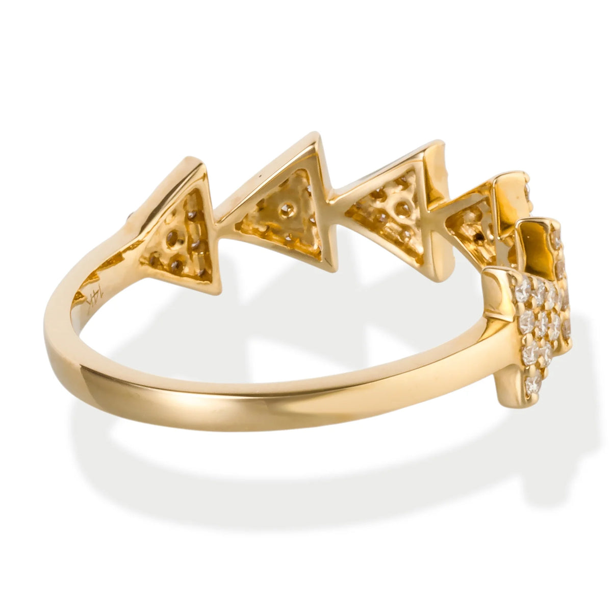 Diamond Triangle Half Band