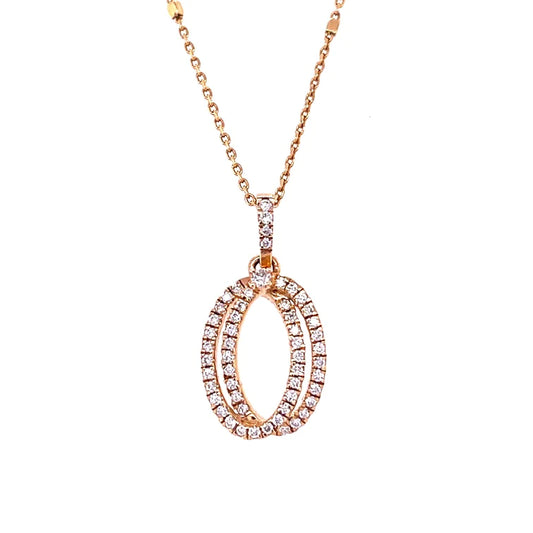 14KT Yellow Gold With Diamond Pendant