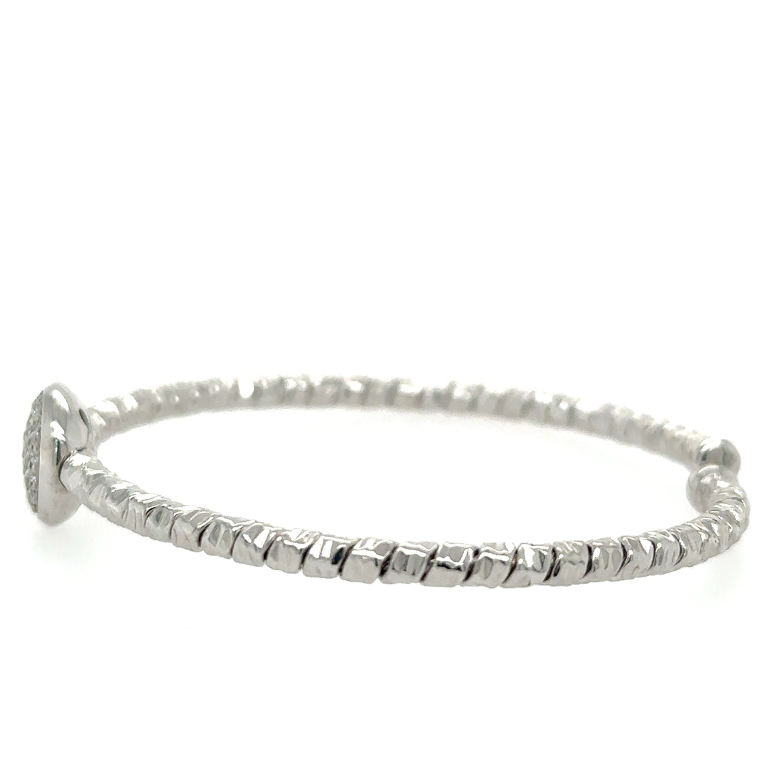 18kt Yellow Gold Diamond Bangle