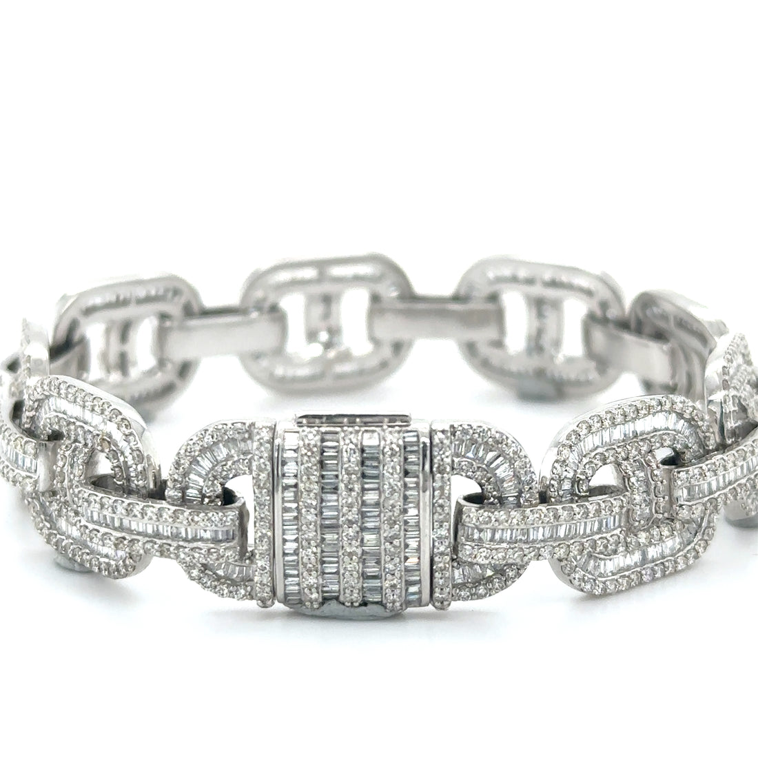 14kt Yellow Gold Diamond Bracelet