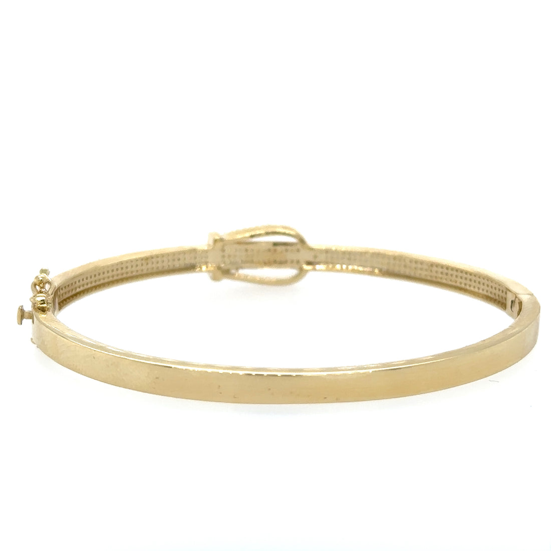 14kt Yellow Gold Diamond Bangle