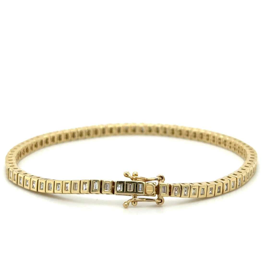 Baguette Diamonds Tennis Bracelet