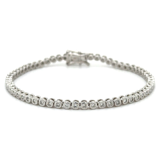 Diamond Bezel Tennis Bracelet