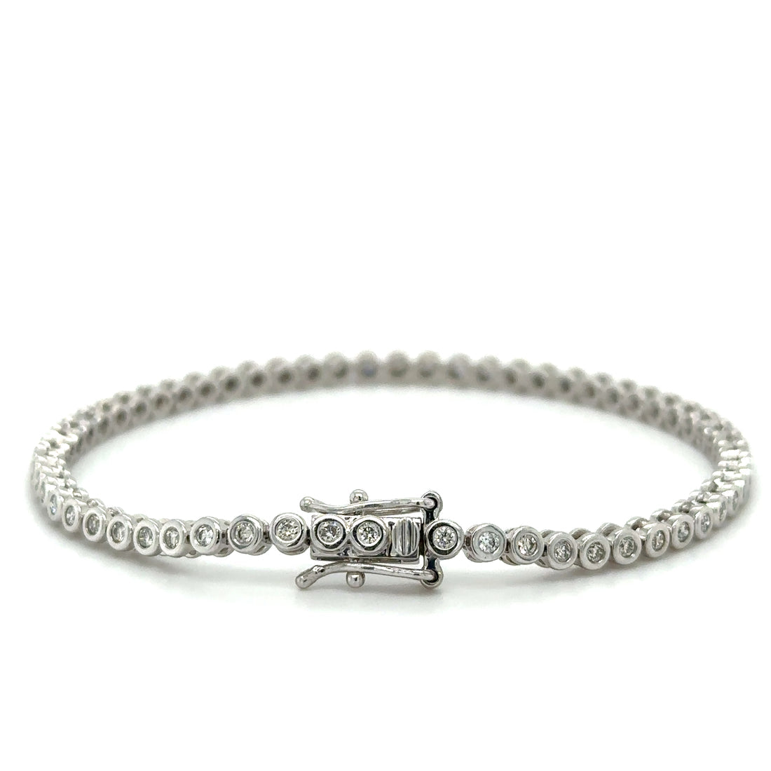 Diamond Bezel Tennis Bracelet