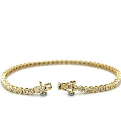 Diamond Bezel Tennis Bracelet