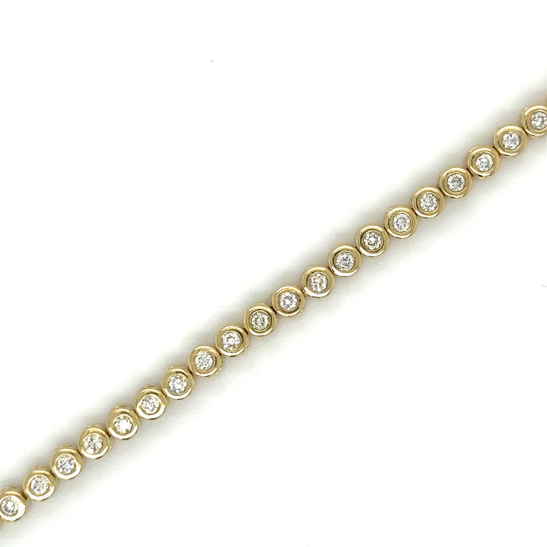 Diamond Bezel Tennis Bracelet