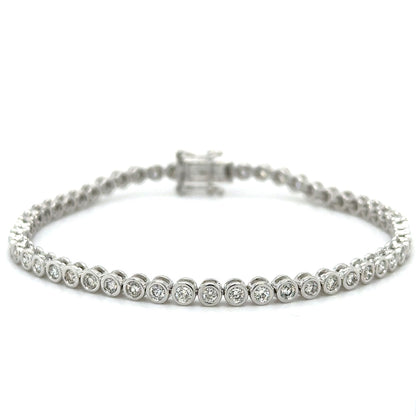 Diamond Bezel Tennis Bracelet