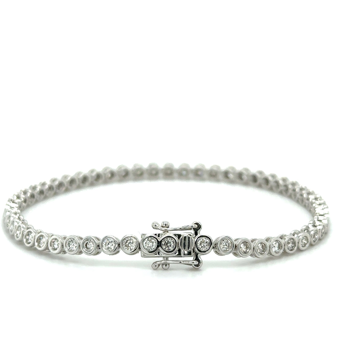 Diamond Bezel Tennis Bracelet
