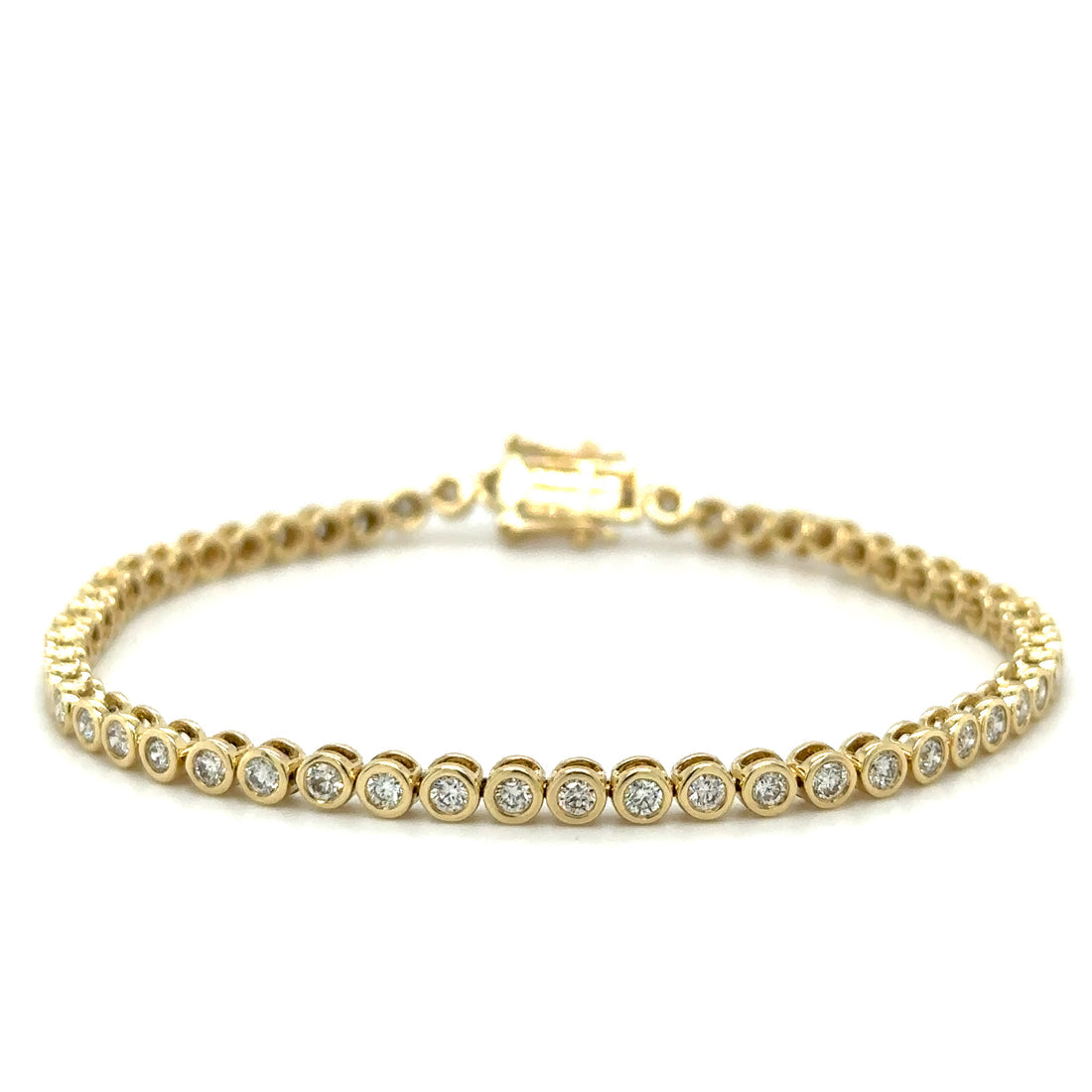 Diamond Bezel Tennis Bracelet