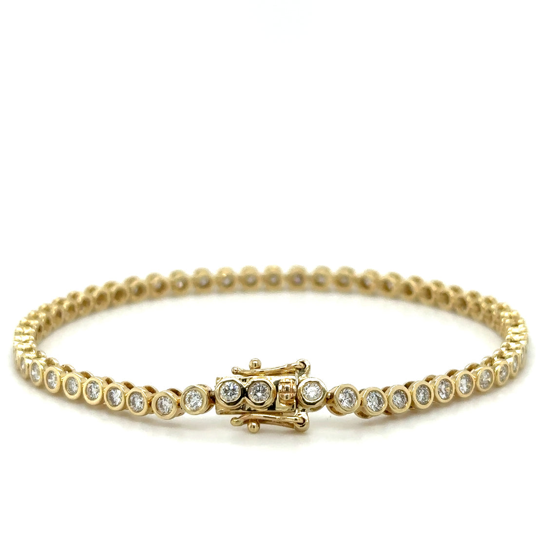 Diamond Bezel Tennis Bracelet