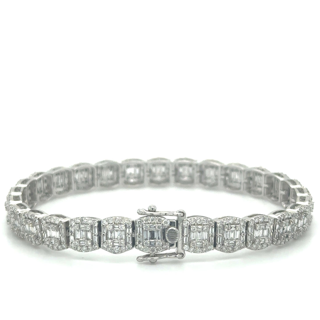 14kt White Gold Diamond Bracelet