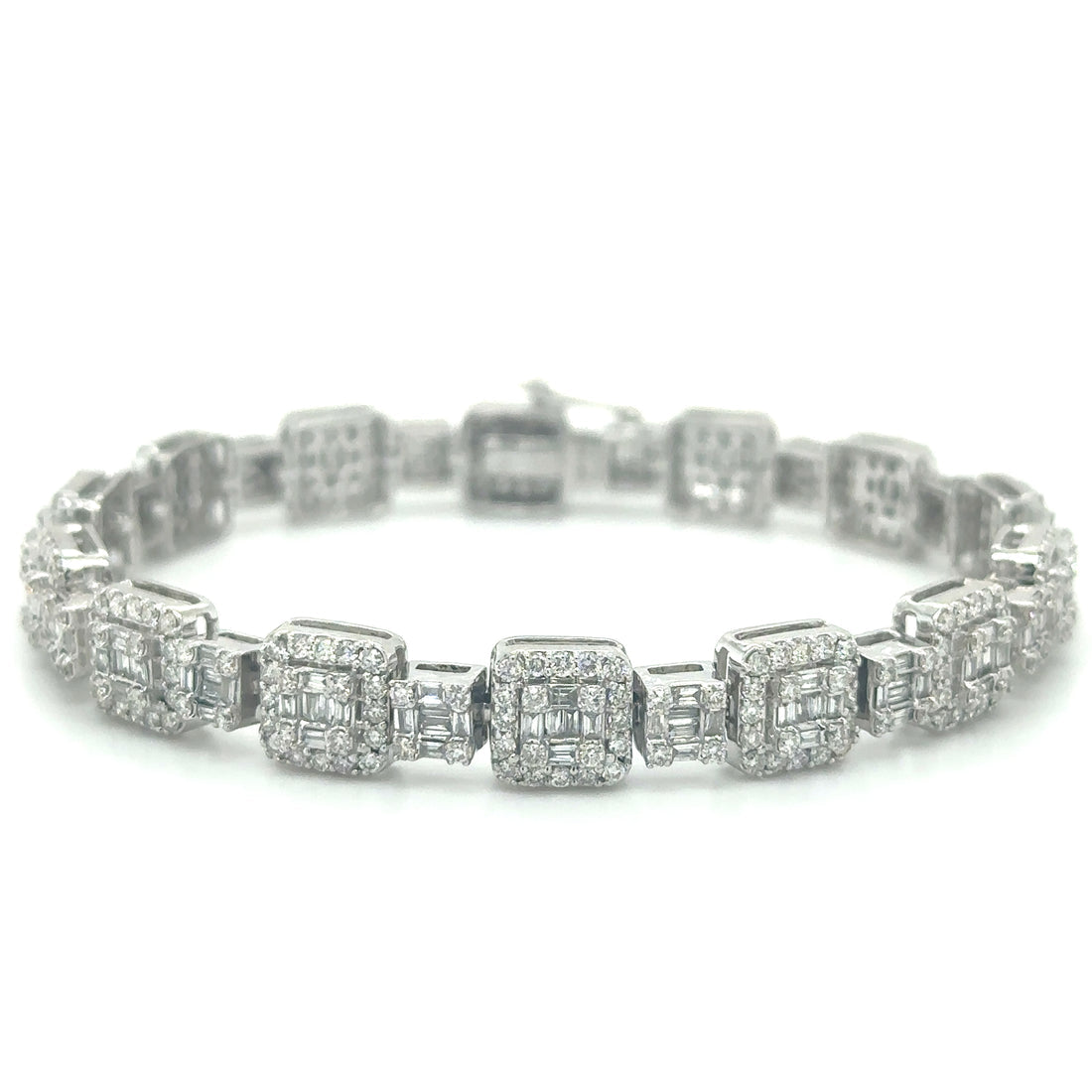 14kt White Gold Diamond Bracelet