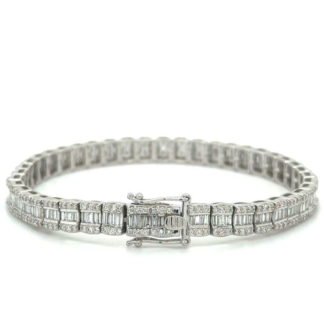 14kt White Gold Diamond Bracelet
