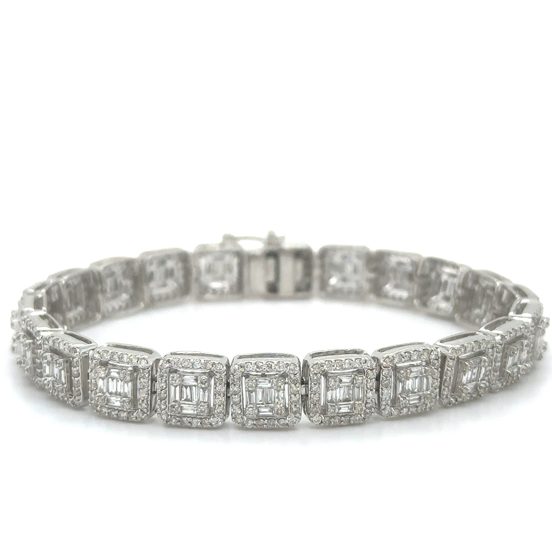 14kt White Gold Diamond Bracelet