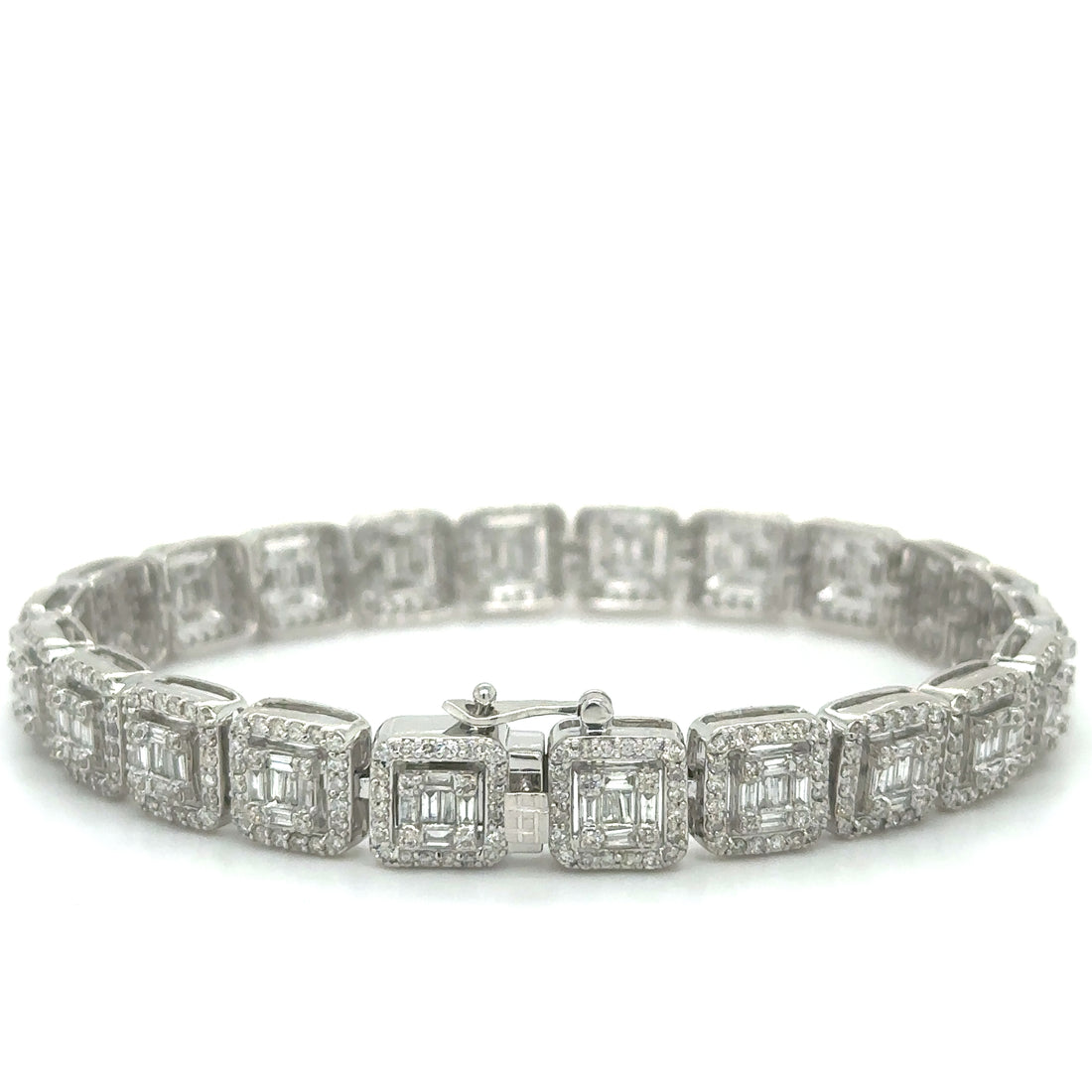 14kt White Gold Diamond Bracelet