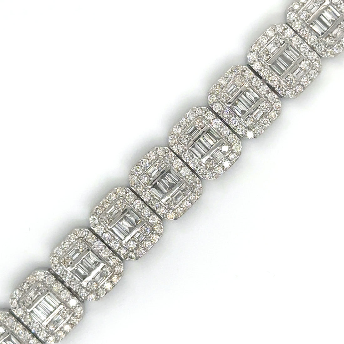 14kt White Gold Diamond Bracelet