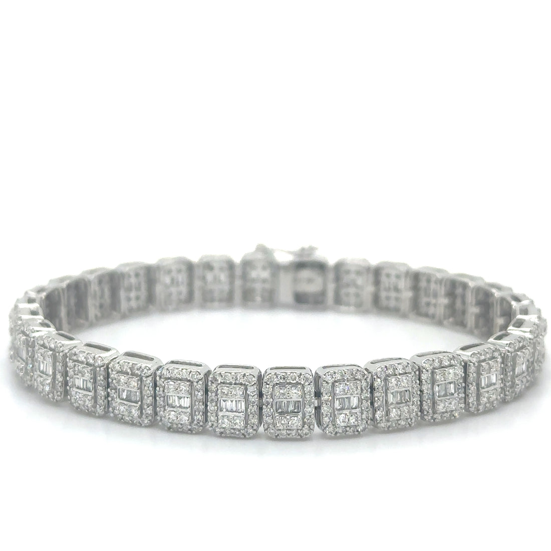 14kt White Gold Diamond Bracelet