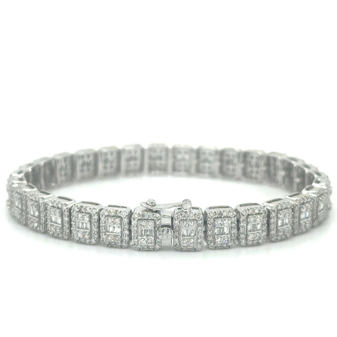 14kt White Gold Diamond Bracelet