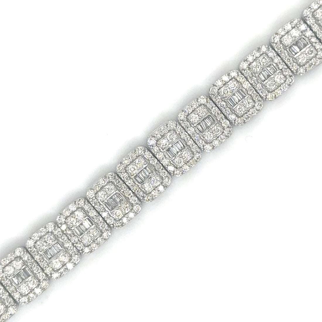 14kt White Gold Diamond Bracelet