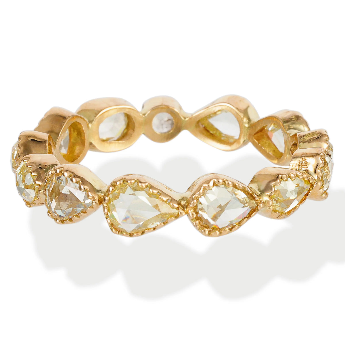 Diamond Rose Cut Ring Band