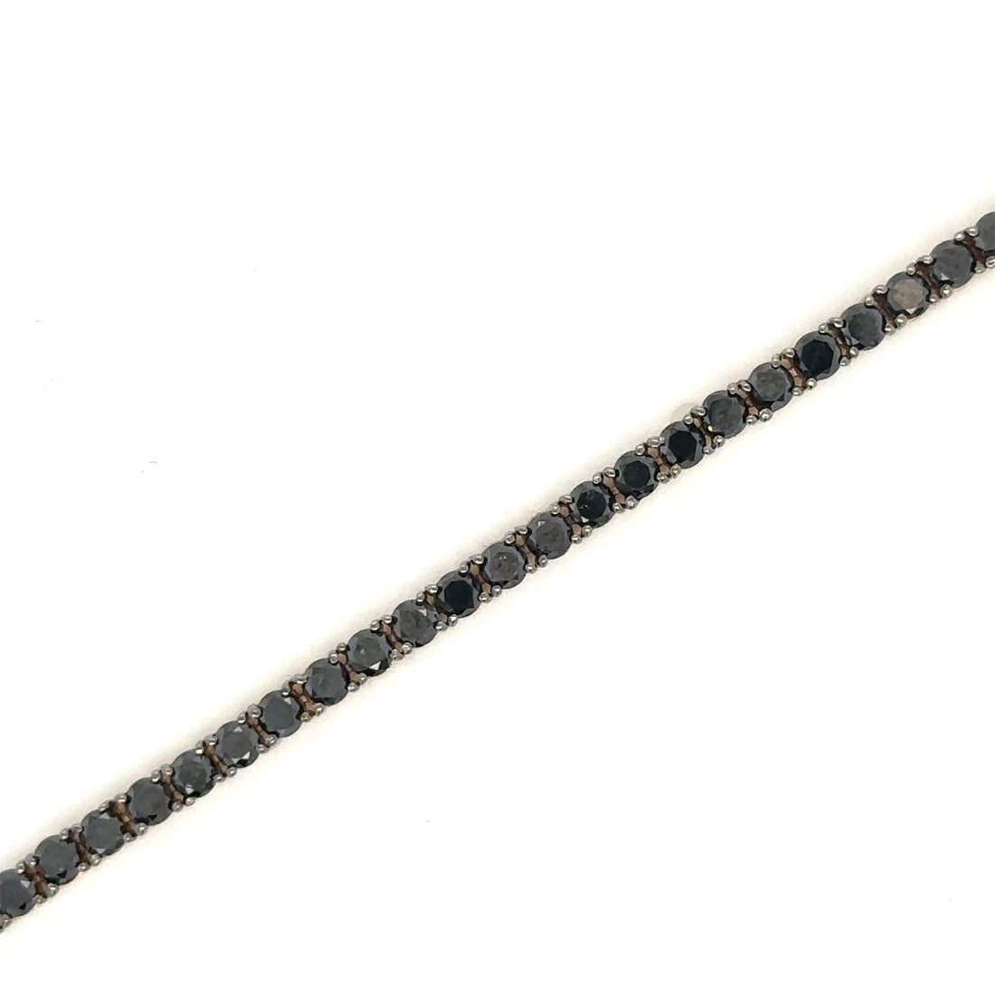 Yellow Gold Black Diamond Bracelet