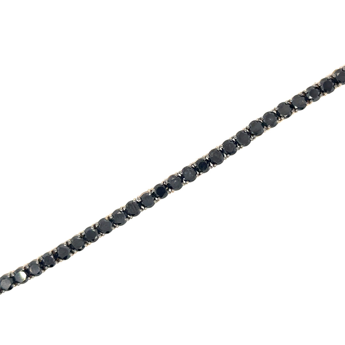 Yellow Gold Black Diamond Bracelet