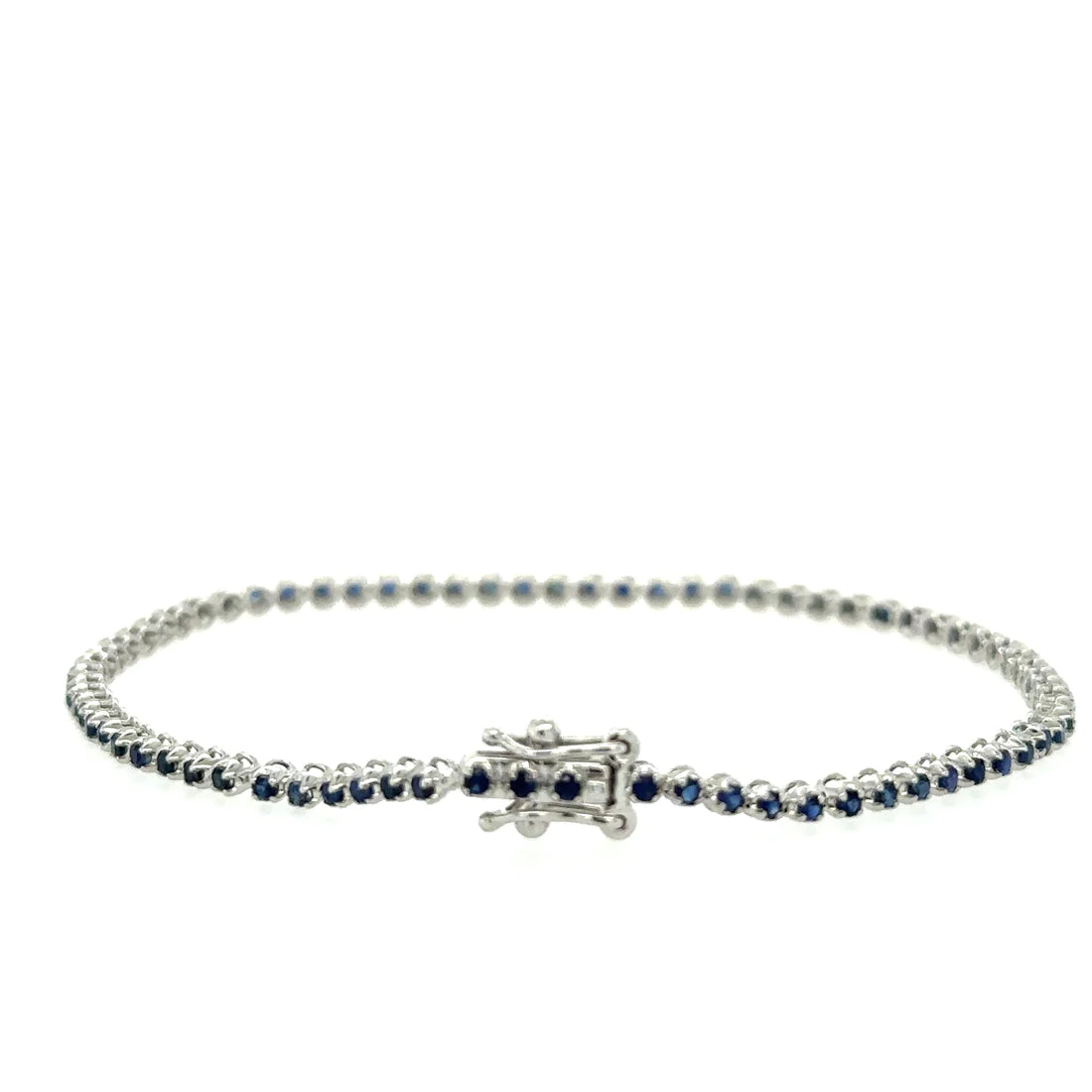 14kt White Gold Sapphire Bracelet