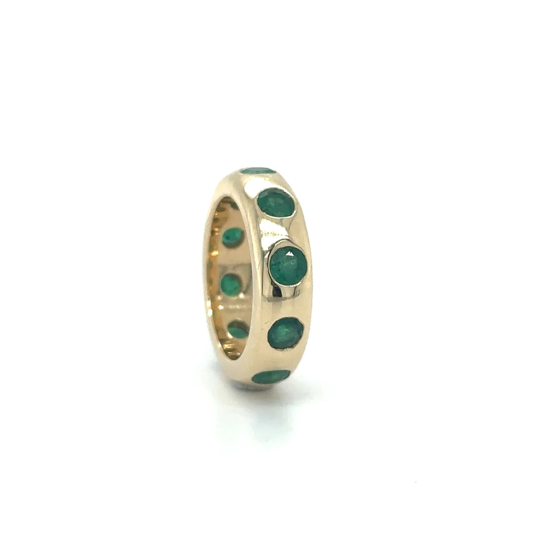 14kt Yellow Gold Emerald Ring