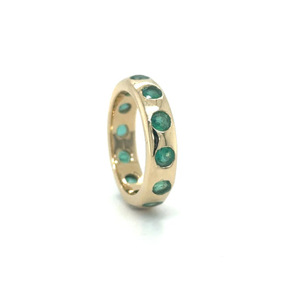 14kt Yellow Gold Emerald Ring