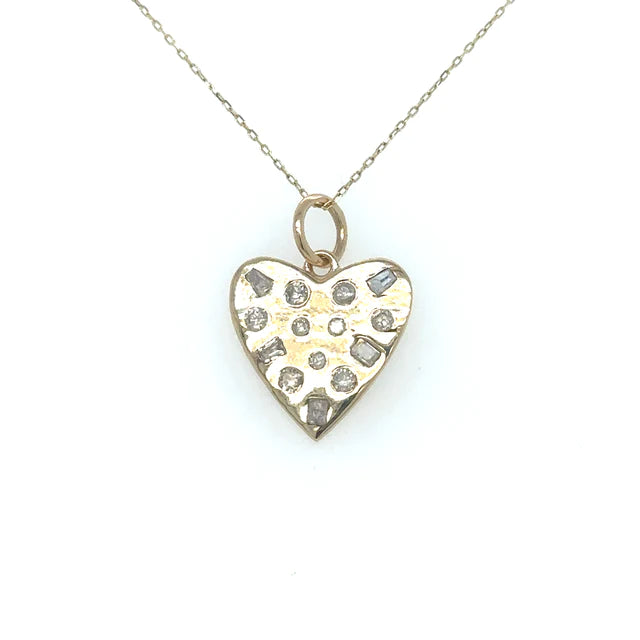 Heart Pendant With Diamonds