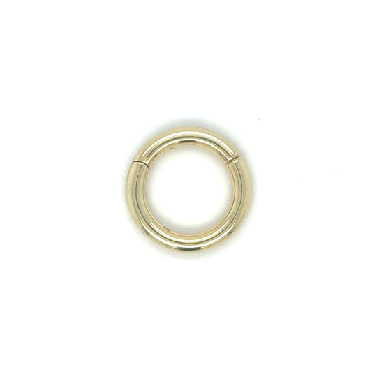 14k Yellow Gold Round Lock