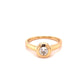 14kt Yellow Gold Solitaire Round Diamond Ring
