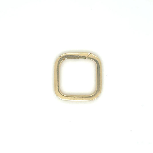 14k yellow gold square lock