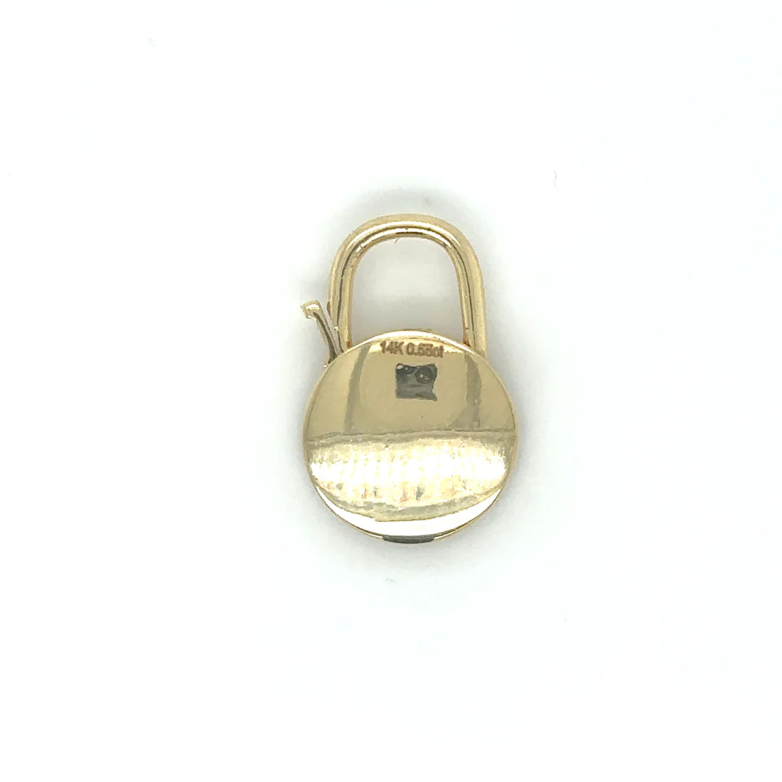14k Yellow Gold Diamond Connector/lock