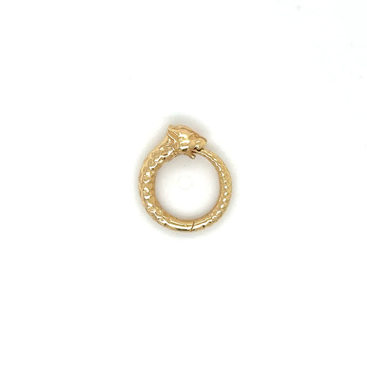 14k Yellow Gold Jaguar Lock