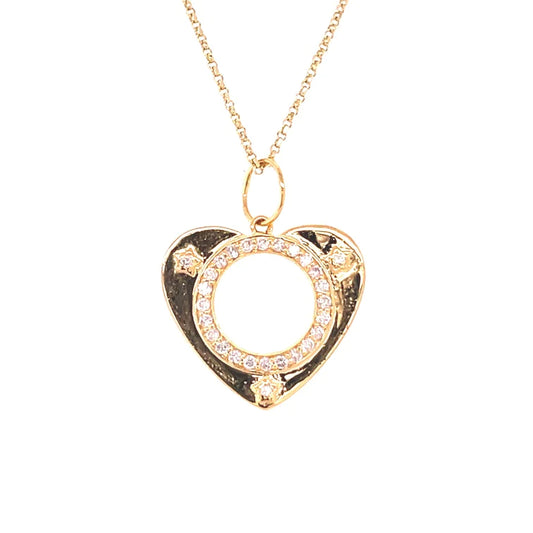 14KT Gold Heart Pendant