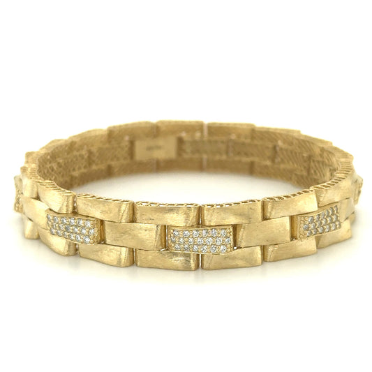 Matte Finish Diamond Bracelet