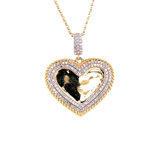 14KT Gold Heart Pendant