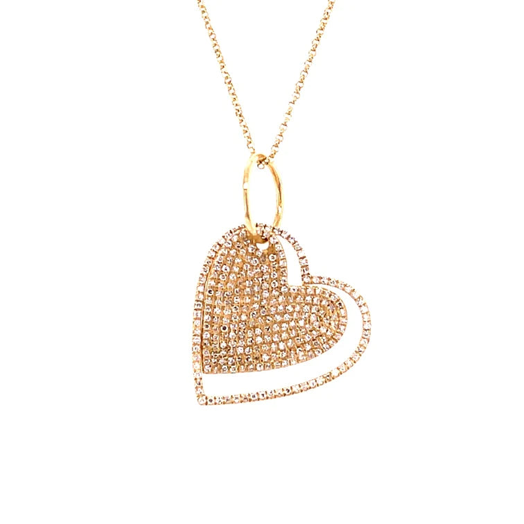 14KT Gold Heart Pendant