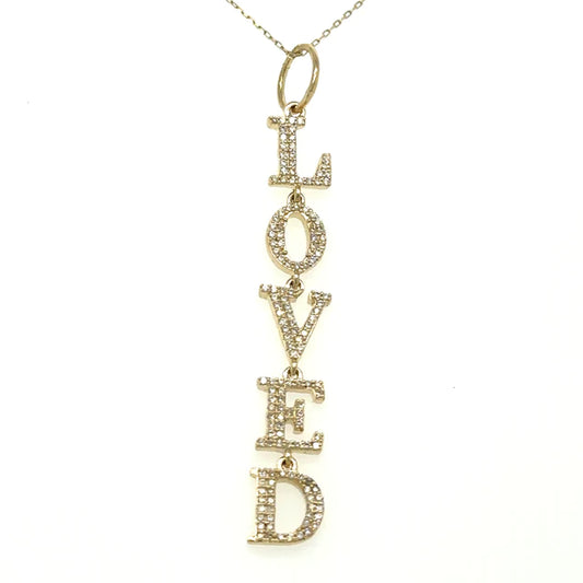 Loved Pendant With Diamonds