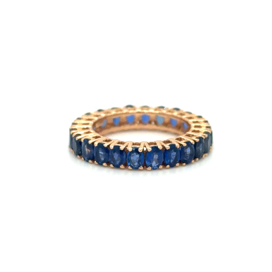 18kt Rose Gold Sapphire Ring